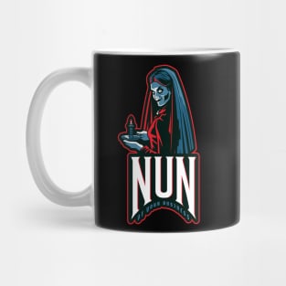 Creepy Horror "Nun Of Your Business" Sarcastic Mug